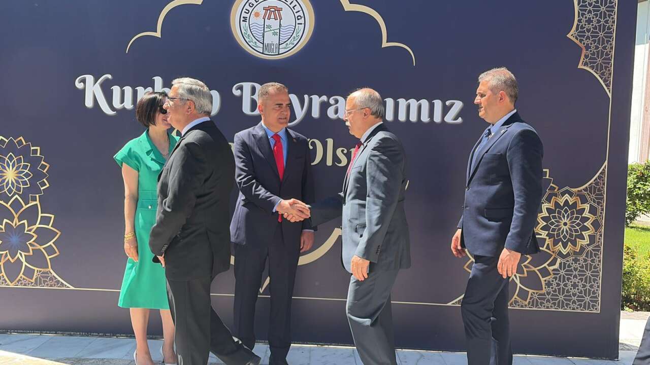 Muğla Valiliği Bahçesinde Kurban Bayramı Bayramlaşması Gerçekleştirildi 13